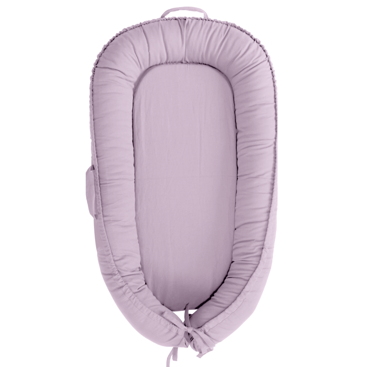 LoveryTots Classic Baby Lounger - Cotton - LavenderBlush